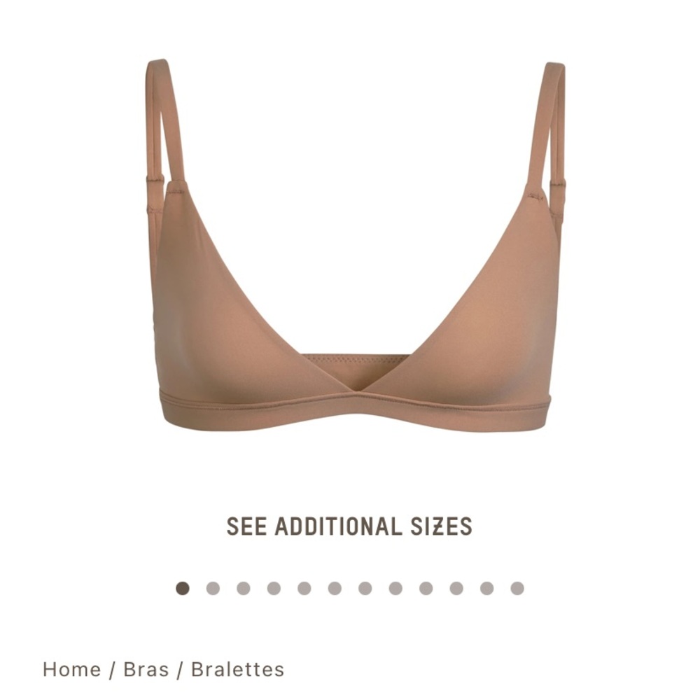 Skims Fits Everybody Triangle Bralette - Sienna